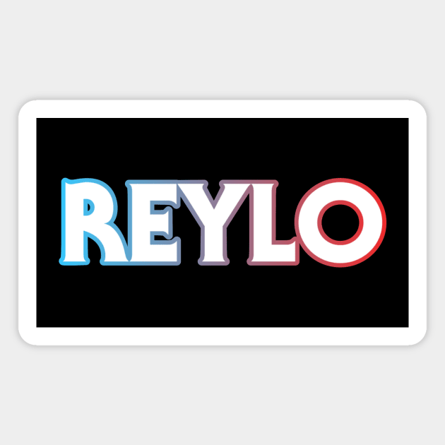 Reylo (Lightside and Darkside) Magnet by My Geeky Tees - T-Shirt Designs